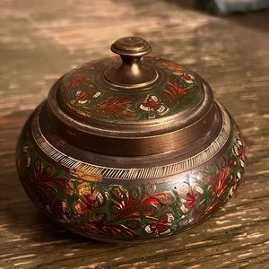 Small antique bronze bowl